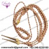 General Dress Aiguillette Military army airforce navy officer uniform ceremonial gold and red aiguillette