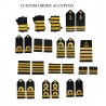 2 Bar Gold Pilot Epaulettes Long Bullion 