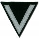 WW2 German Rank Chevron - 1 Stripe - Black
