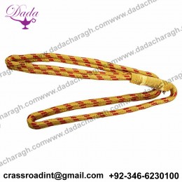 U.S. MARINE CORPS SERVICE AIGUILLETTE - 2 STRAND GOLD AND RED