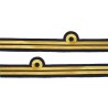 Cuff Rank Sleeve 1 Curl 1 Bar,Gold wire Lieutenant