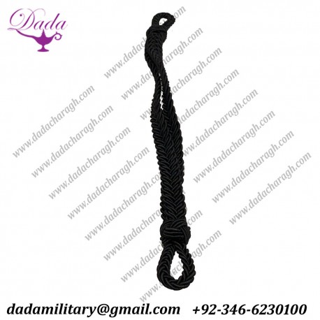 Cop Cord Twisted Silk Thread Black