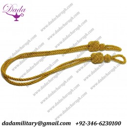 Gold Bullion Twisted Cap Cord Military Cap Cord Army Cap
