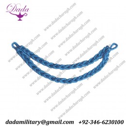 Gold chin strap for army hat military polyester cap cord twisted cord for cap