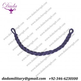 Gold chin strap for army hat military Silk cap cord military chin cord