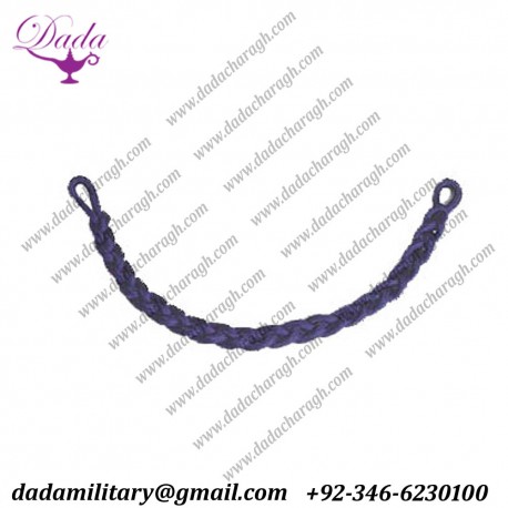 Gold chin strap for army hat military Silk cap cord military chin cord