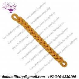 Gold twisted cap cord