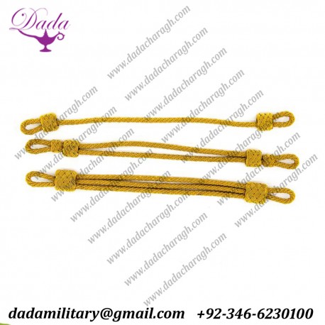 High Quality Military Uniform Cap Cord  Bullion Wire Military Officers Cap Cords