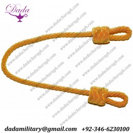 Manufacturers of Army Navy Air force or ceremonial use Silver Twisted Cap cord made in Silver Wire in WWII pattern