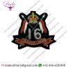 16th ,  5th QUEEN'S LANCERS Blazer Badge Wire Bullion Badge