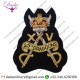 25th Dragoons Regiment badge, Blazer Badge Wire Bullion Badge
