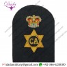 Applique Embroidery Badge hand embroidery badges Caterer  Crown Trade