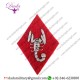Applique Embroidery Badge hand embroidery badges COMMANDO Scorpion bullion Patch