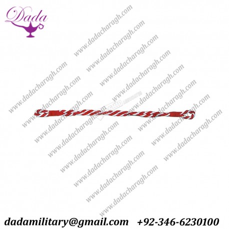 Military silk Mylar cap cord