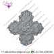 Blazer Badge badge bath star silver on black