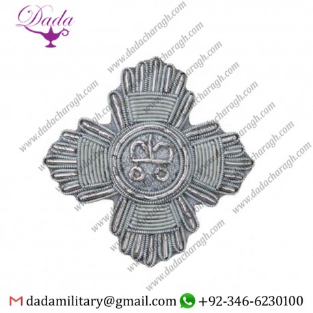 Blazer Badge badge bath star silver on black