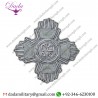 Blazer Badge badge bath star silver on black