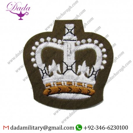 Blazer Badge badge crown future army dress warrant officers class 2 crown fad wo2 crown