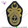 Blazer Patch Turkish Navy Petty Officer Hat Cap Badge Hand Embroidered
