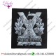 Blazer Patch Tyneside Scottish Blazer Badge British Army Silver Bullion Wire