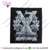 Blazer Patch Tyneside Scottish Blazer Badge British Army Silver Bullion Wire