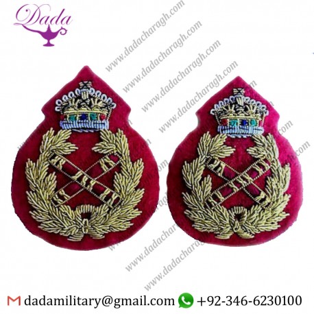 Blazer Patch Uk British Army Field Marshal General Uniform Rank Badge King Crown