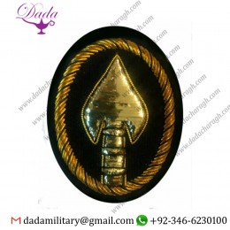 Blazer Patch United States Special Operations Command Insignia Gold Bullion Hand Embroidered