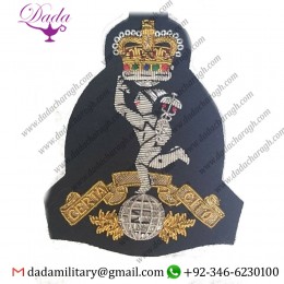 Bullion Badge Royal Corps Of Signals Military Blazer Badge Wire Bullion Badge