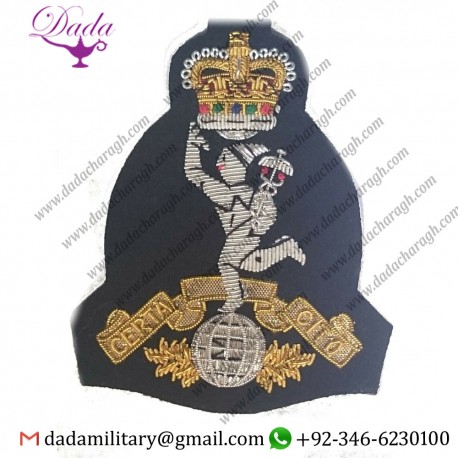 Bullion Badge Royal Corps Of Signals Military Blazer Badge Wire Bullion Badge