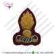 Bullion Badge Royal Engineers Embroidered Maroon Officers Beret Badge, Para Re, Hat, Headwear