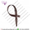 Brown Leather Royal Marines (Rm) Officers Sword Knot With Acorn Bayonet Knots