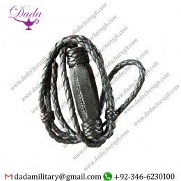 Buff Leather Sword Knots USMC Us Fleet Marine Corps Officer's Service And Dress Black Leather Sword Knot