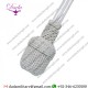 Custom made Military Uniform Cord Silver Bullion Sword Knot Silver navy metallic Dress Sword Knot 