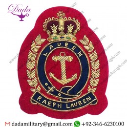 Bullion Patches Bullion Blazer Hand Embroidery Badges