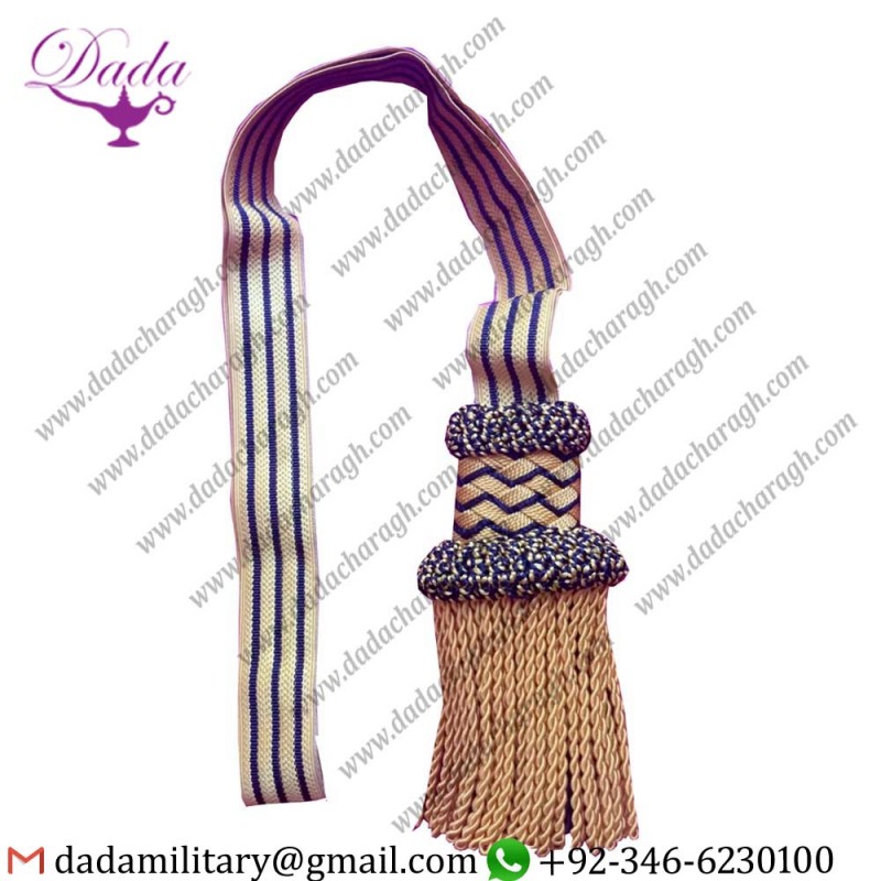 Customized French Cavalry Officer Cord Style Sword Knot Royal air force
