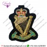 Custom Royal Ulster Rifles, Blazer Badge Wire Bullion Badge 7.5cm X 10cm