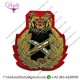 Custom Singapore General Hat Cap Badge Hand Embroidered