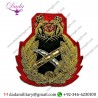 Custom Singapore General Hat Cap Badge Hand Embroidered