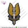 Custom Special Air Service Hand Made Bullion Wired Regimental Blazer Badge Embroidered Patch
