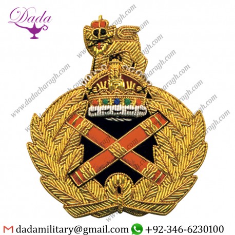 Customized Goldwork Field Marshal Bullion Wire Badge