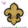 Customized Goldwork Fleur De Lys Blazer Badge