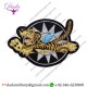 Customized Goldwork Flying 8 Motorcycle Badge Patch Coventry Eagle