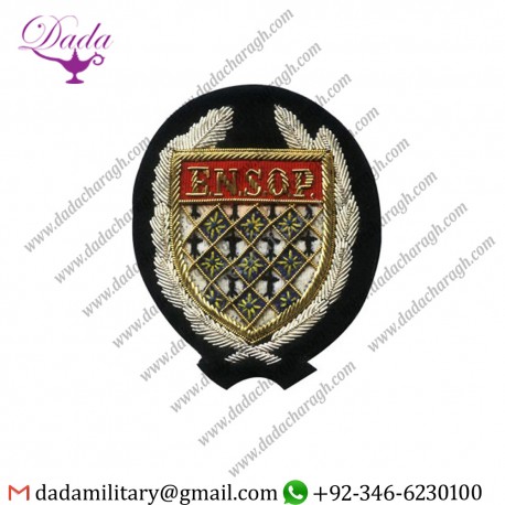Customized Goldwork French Scout Badges