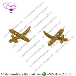 Customized Goldwork General's Gold Sword & Batons, Officers, Army, Military, Mess Dress, Embroidered
