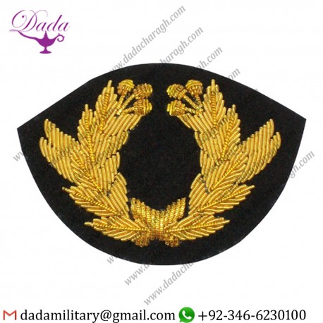 Embroidered Crest Badges Custom Hand Made Embroidery Badges