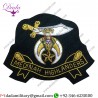 Embroidered Crest Badges Custom Indian Silk Hand Embroidered Patch Badge