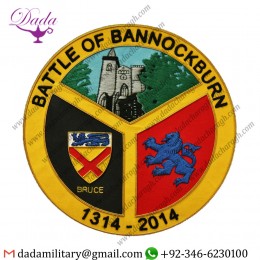 Embroidered Crest Badges Customize Design Hand Embroidery Badge