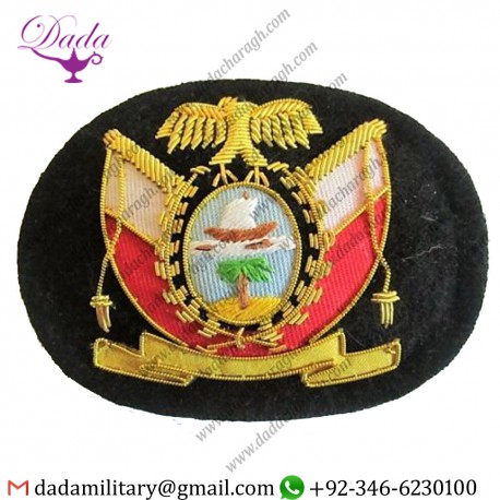 Embroidered Crest Badges Dubai Coat Of Arm Badge New Hand Embroidered