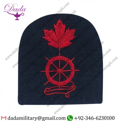 Embroidered Crest Badges Embroidered Bullion Wire Blazer Badges