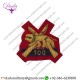 Goldwork Bullion Badgearmy 100 Red Sleeve Mess Dress Badge, Army, Military, Regiment, Corps, Gurkhas